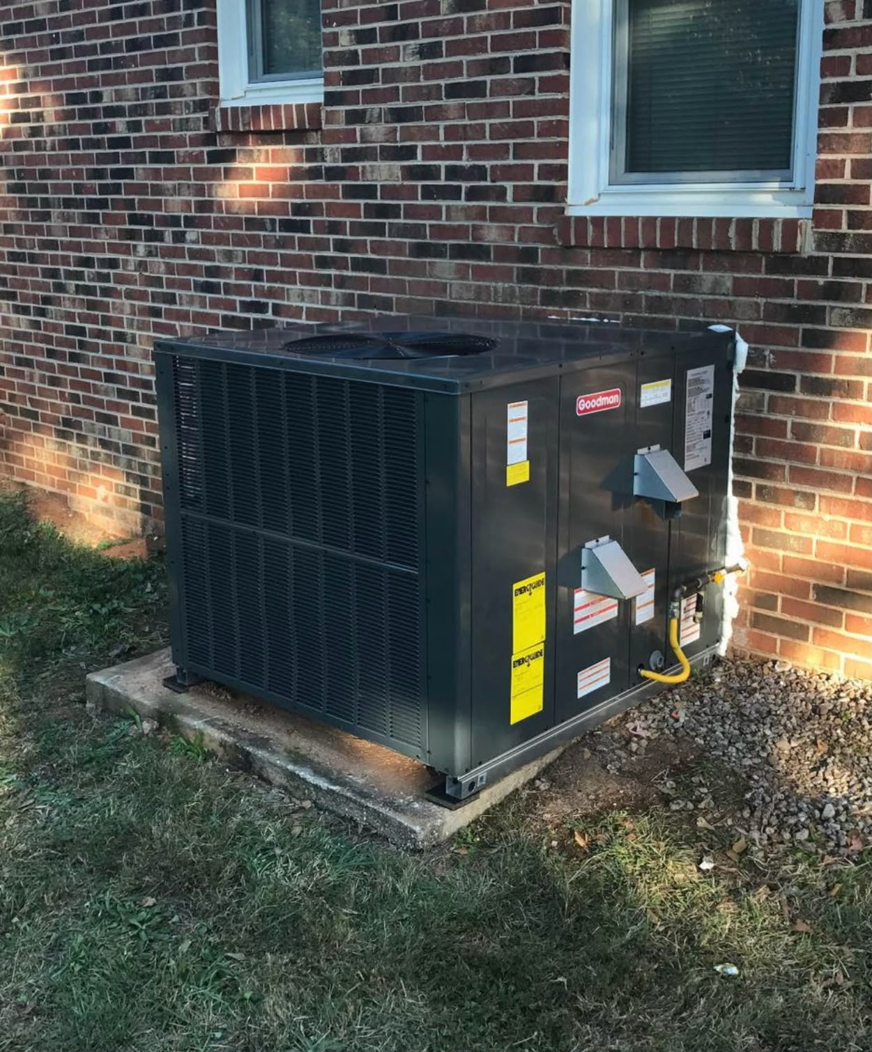 Professional HVAC installation project Professional HVAC installation project